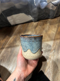 Ocean Blue Handleless Cup