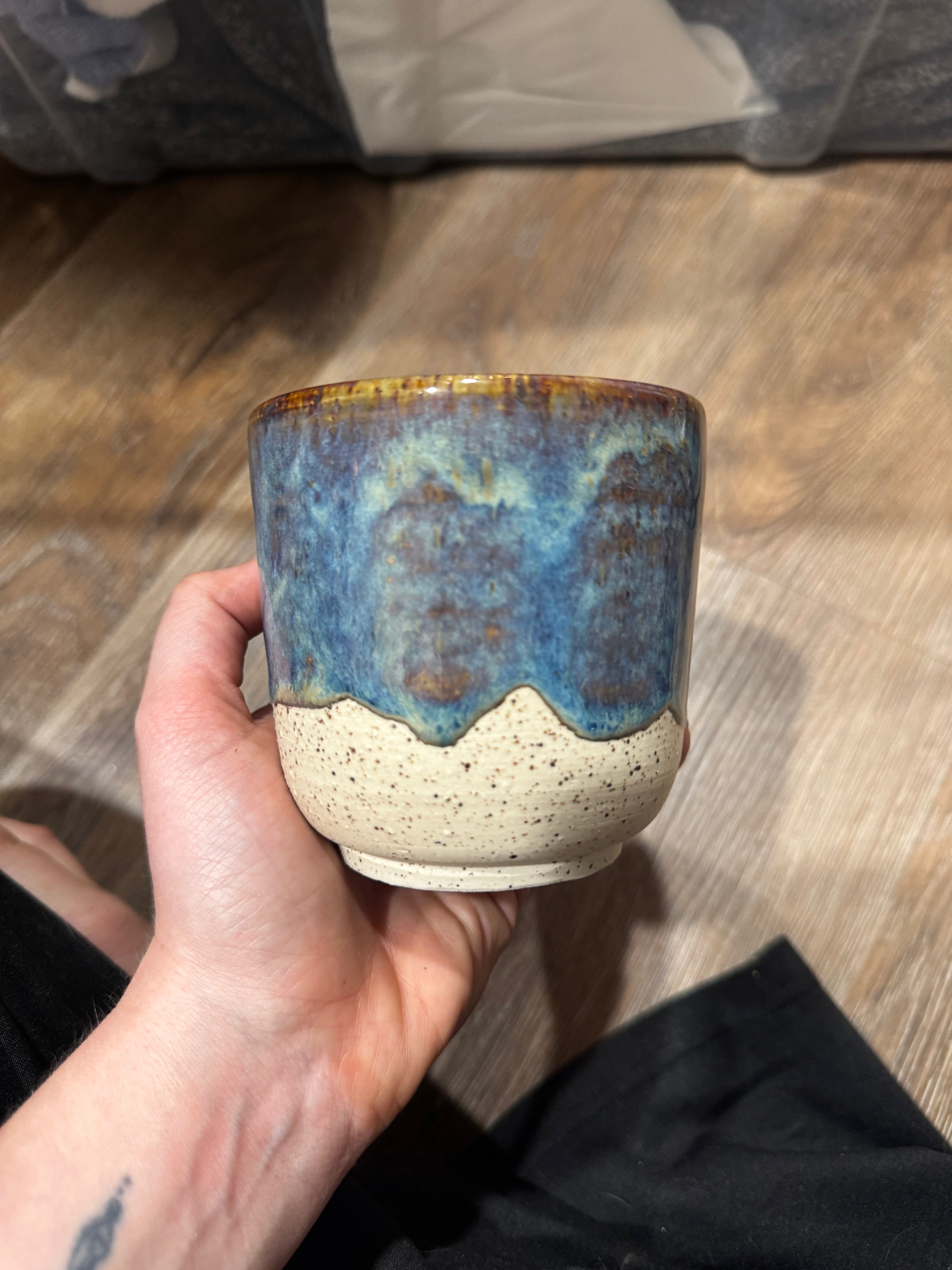 Starry Night Handleless Cup
